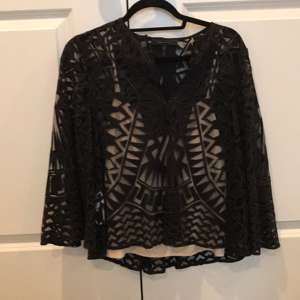 BCBG Maxazria lace top